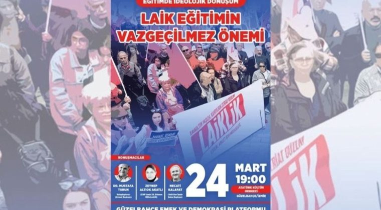 İzmir'de eğitim politikaları paneli: Laik eğitim ve m&uuml;fredat tartışmaları masaya yatırılacak