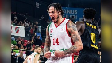 Karşıyaka potada esti g&uuml;rledi: Mersinspor'u 92-87 mağlup etti