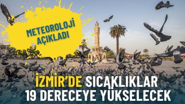 Meteoroloji Duyurdu: İzmir&rsquo;de Sıcaklıklar 19 Dereceye Y&uuml;kselecek