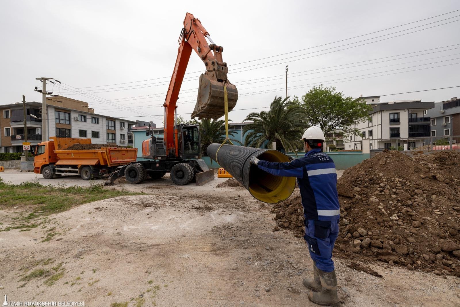 Bergama Su Hattı Çalışmaları