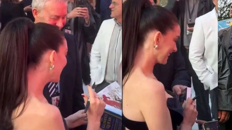 Anne Hathaway inşallah dedi: Galada Kuran hediye edildi