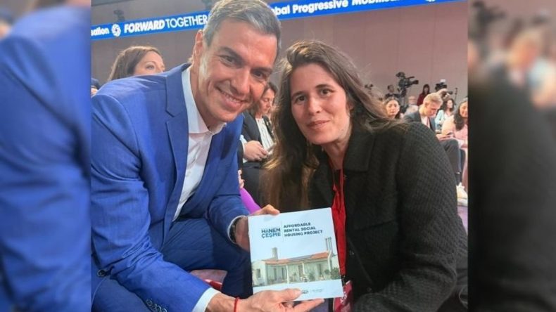 Barcelona zirvesinde &Ccedil;eşme r&uuml;zgarı: Lal Denizli, Pedro Sanchez&rsquo;e 'Hanem &Ccedil;eşme' modelini anlattı