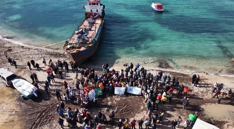 Başkan Balkan&rsquo;dan hurda gemi m&uuml;jdesi: Urla'mızın mavisi kazandı!