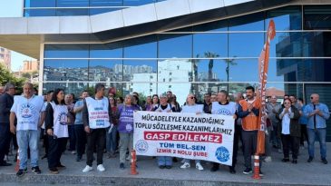 Bayraklı&rsquo;da TİS Gerilimi B&uuml;y&uuml;yor: Bu Haklar L&uuml;tuf Değil!