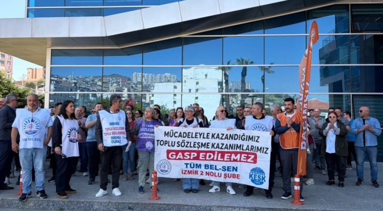 Bayraklı&rsquo;da TİS Gerilimi B&uuml;y&uuml;yor: Bu Haklar L&uuml;tuf Değil!