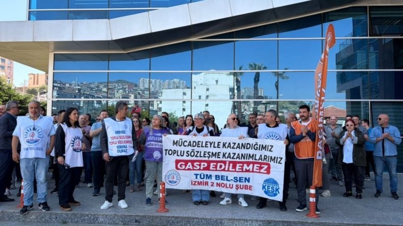 Bayraklı&rsquo;da TİS Gerilimi B&uuml;y&uuml;yor: Bu Haklar L&uuml;tuf Değil!