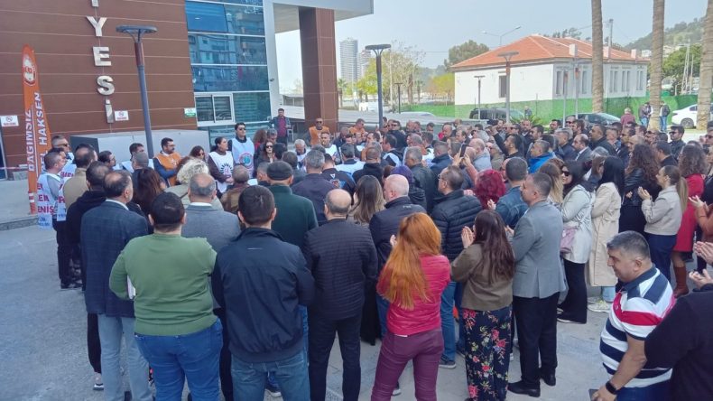 Bayraklı&rsquo;da TİS Gerilimi: Kazanımlarımızın Tırpanlanmasını Kabul Etmiyoruz