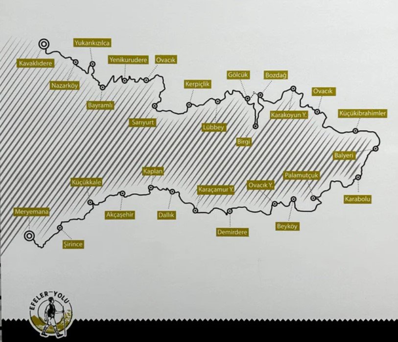 Efeler Yolu Etapları