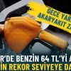 Gece yarısı akaryakıt zammı: İzmir&rsquo;de benzin 64 TL&rsquo;yi aştı, motorin rekor seviyeye dayandı