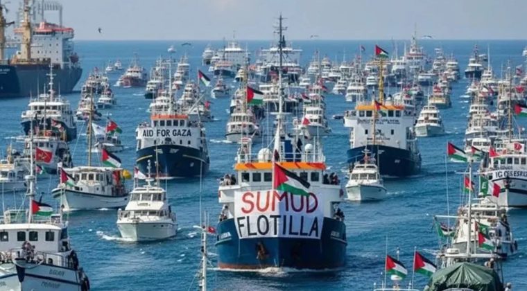 İsrail'den insani yardım filosuna m&uuml;dahale: 18 tekneyle irtibat kesildi!