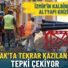 İzmir’in kalbinde altyapı krizi: Alsancak’ta tekrar kazılan yollar tepki çekiyor
