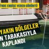 İzmir K&ouml;rfezi&rsquo;nde endişe veren g&ouml;r&uuml;nt&uuml;: Kıyıya yakın b&ouml;lgeler yosun tabakasıyla kaplandı