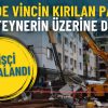 İzmir'de vincin kırılan par&ccedil;ası konteynerin &uuml;zerine d&uuml;şt&uuml;: 3 iş&ccedil;i yaralandı