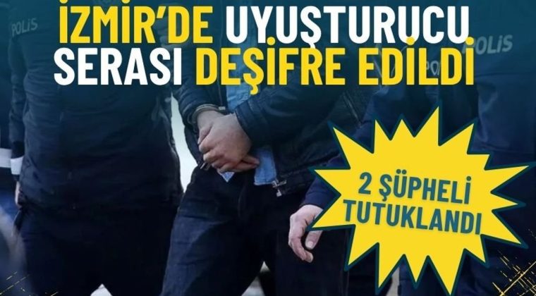 İzmir&rsquo;de uyuşturucu serası deşifre edildi: 2 ş&uuml;pheli tutuklandı