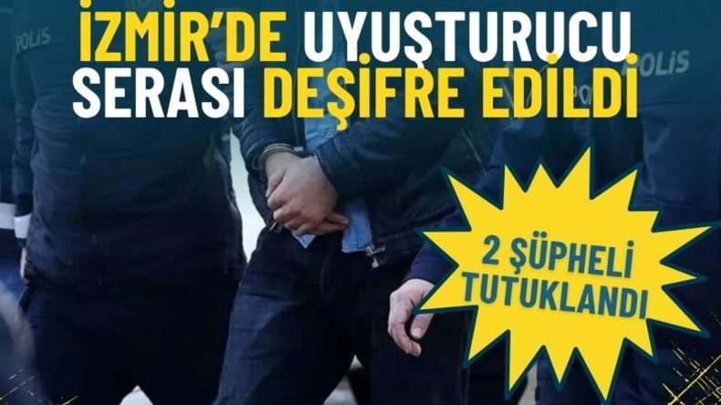 İzmir&rsquo;de uyuşturucu serası deşifre edildi: 2 ş&uuml;pheli tutuklandı