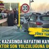 İzmir&rsquo;de y&uuml;rek yakan veda: Trafik kazasında hayatını kaybeden gen&ccedil; doktor son yolculuğuna uğurlandı