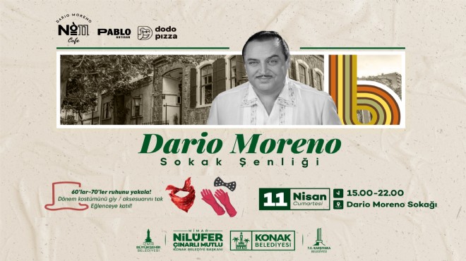Konak&rsquo;ta Dario Moreno anısına nostaljik şenlik