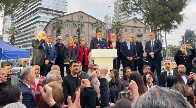 Meslek Fabrikası n&ouml;beti sona erdi… CHP İzmir İl Başkanı G&uuml;&ccedil;: M&uuml;cadelemiz sokakta devam edecek