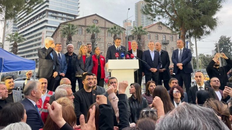 Meslek Fabrikası n&ouml;beti sona erdi… CHP İzmir İl Başkanı G&uuml;&ccedil;: M&uuml;cadelemiz sokakta devam edecek