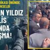 Meslek Fabrikası &ouml;n&uuml;nde tansiyon y&uuml;kseldi: Başkan Yıldız ile polis arasında tartışma!