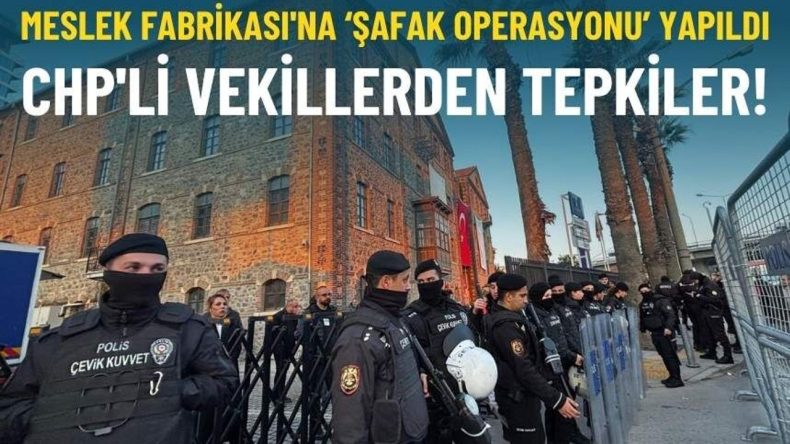 Meslek Fabrikası'na operasyon yapıldı: CHP'li vekillerden tepkiler!