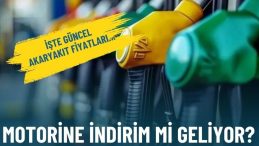 Motorine indirim mi geliyor? İşte g&uuml;ncel akaryakıt fiyatları…