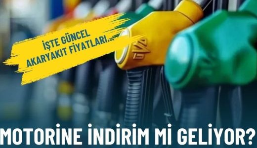 Motorine indirim mi geliyor? İşte g&uuml;ncel akaryakıt fiyatları…
