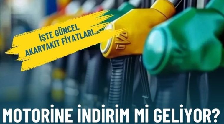 Motorine indirim mi geliyor? İşte g&uuml;ncel akaryakıt fiyatları…
