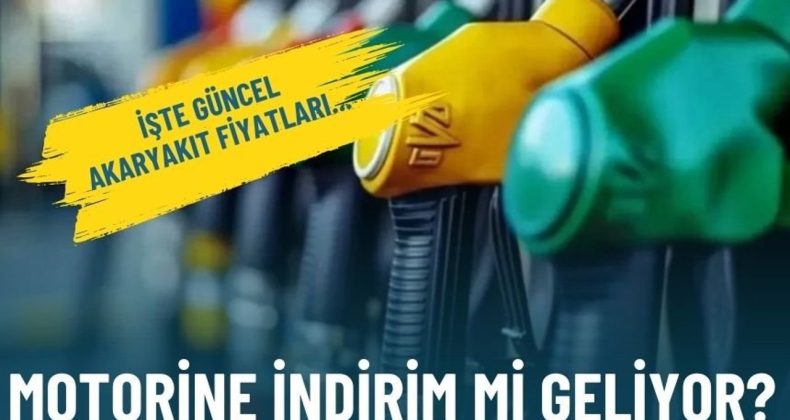 Motorine indirim mi geliyor? İşte g&uuml;ncel akaryakıt fiyatları…