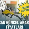 Motorine zam var mı? 25 Nisan g&uuml;ncel akaryakıt fiyatları