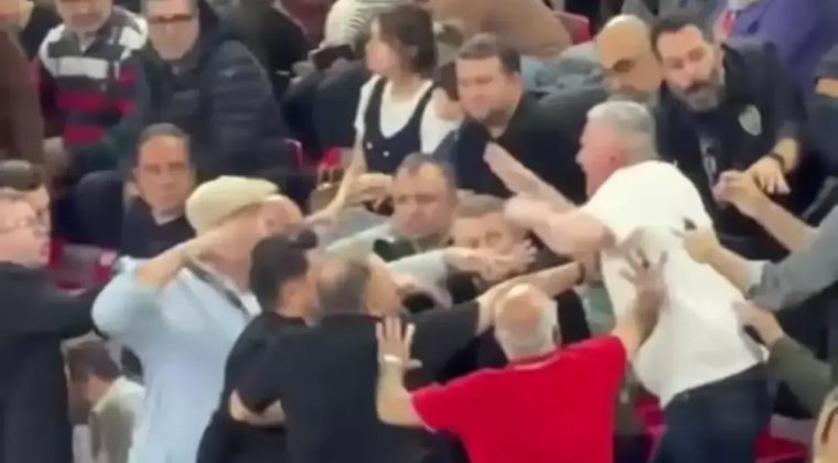 &Ouml;l&uuml;m Kalım Ma&ccedil;ında KSK Galip: Protokol Trib&uuml;n&uuml;nde Arbede!