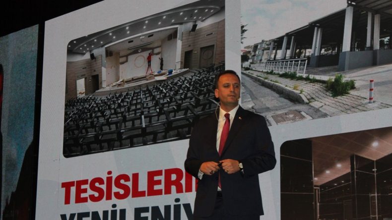 &Ouml;mer Eşki 2 yıllık rapor sundu: Bornova&rsquo;yı d&ouml;n&uuml;şt&uuml;ren adımları birlikte attık