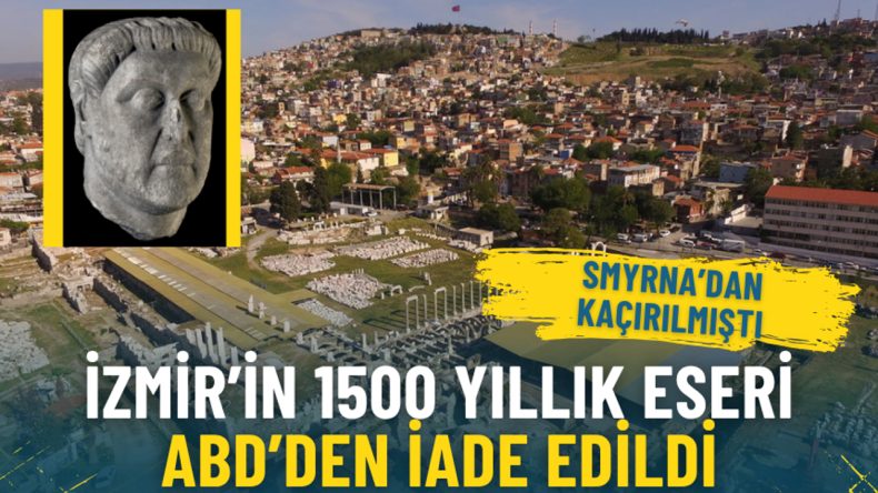 Smyrna&rsquo;dan ka&ccedil;ırılmıştı: İzmir&rsquo;in 1500 yıllık eseri ABD&rsquo;den iade edildi