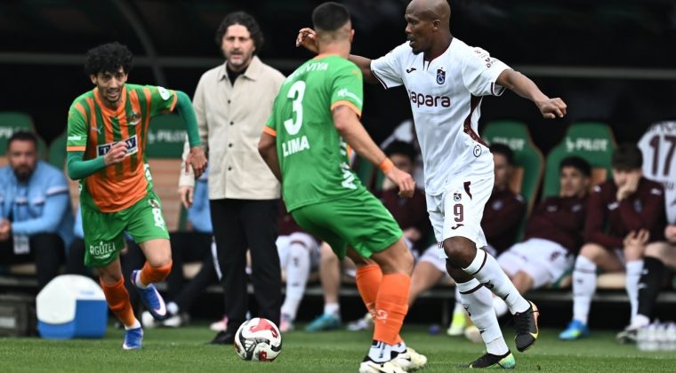 Trabzonspor Alanya'da 2 puan bıraktı: Beraberlikle puanlar paylaşıldı