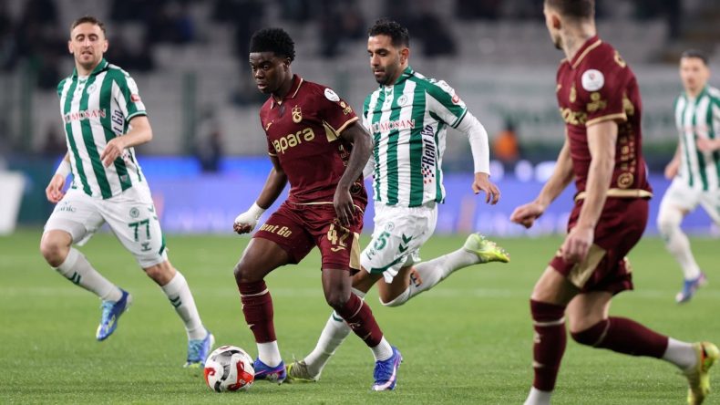 Trabzonspor deplasmanda Konyaspor'a 2-1 mağlup oldu